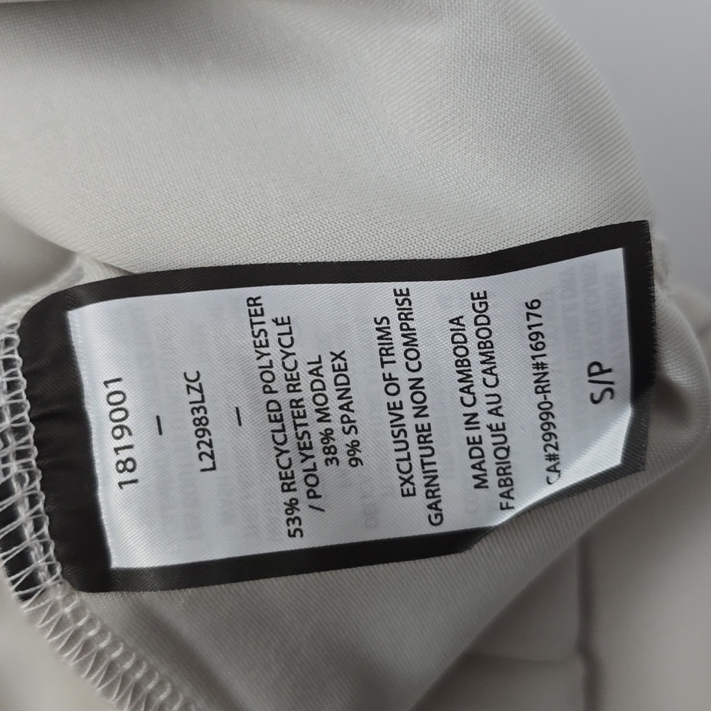 Lazypants Women's Stone Grey Hoodie Smooth Stretch Front Pocket Size S - Picture 8 of 14